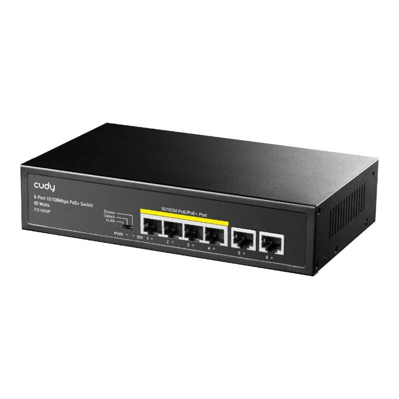 Cudy 6-Port Ethernet Unmanaged Switch  4 Ports POE