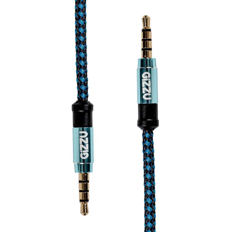 Gizzu 3.5mm AUX Cable 1.5m  Black/Blue