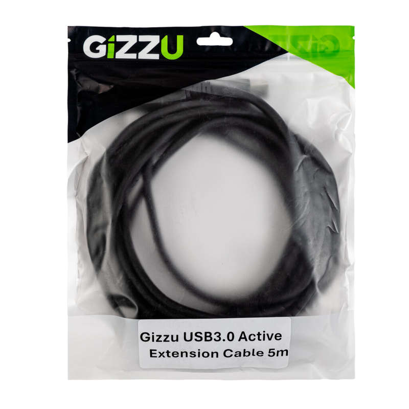 Gizzu USB 3.0 Active Extension Cable 5m  Black