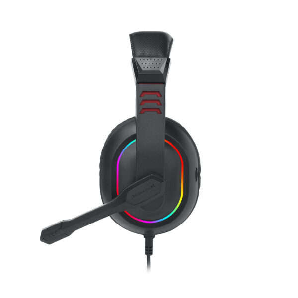 Redragon Over-Ear ARES Aux RGB Gaming Headset  Black