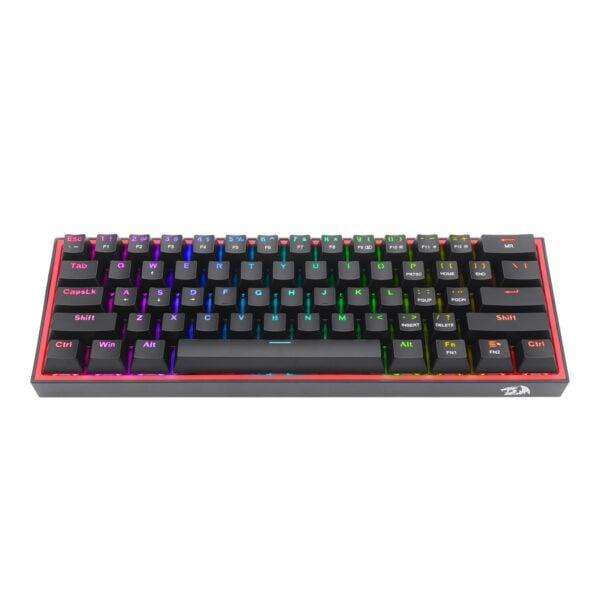 Redragon K617 FIZZ 60% Wired RGB Gaming Keyboard  Black