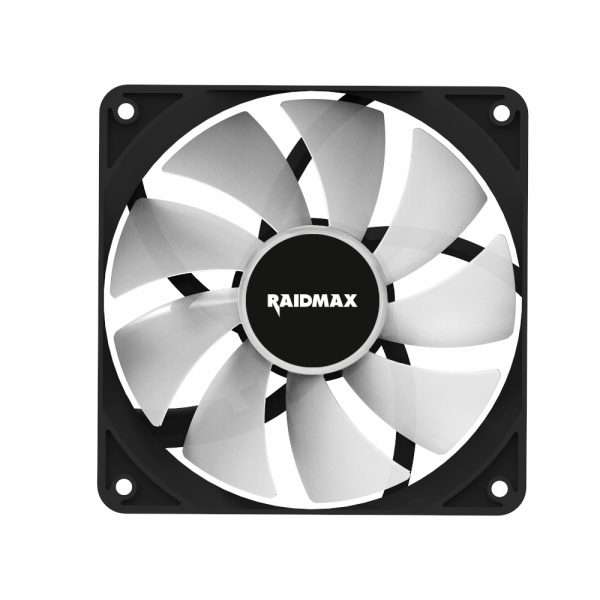 Raidmax NVX120FBDC4 120mm 3pin ARGB 4in1 Fan  Black