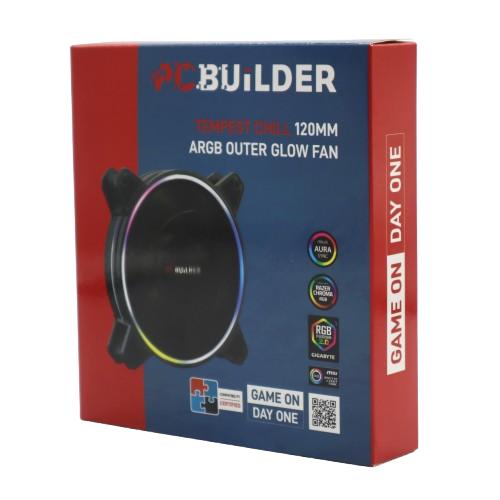 PCBuilder Tempest Chill 120MM ARGB Outer Glow Fan