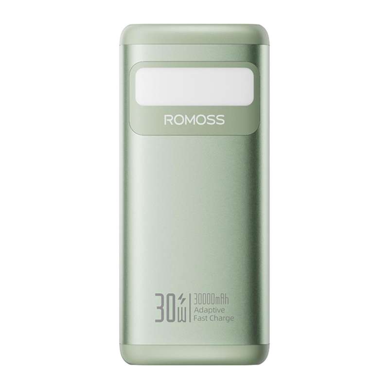 Romoss PMT30 30000mAh 30W Fast Charge Power Bank  Green