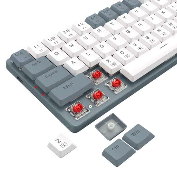 Redragon BS8772 Wireless Keyboard and Mouse Combo  Grey/White