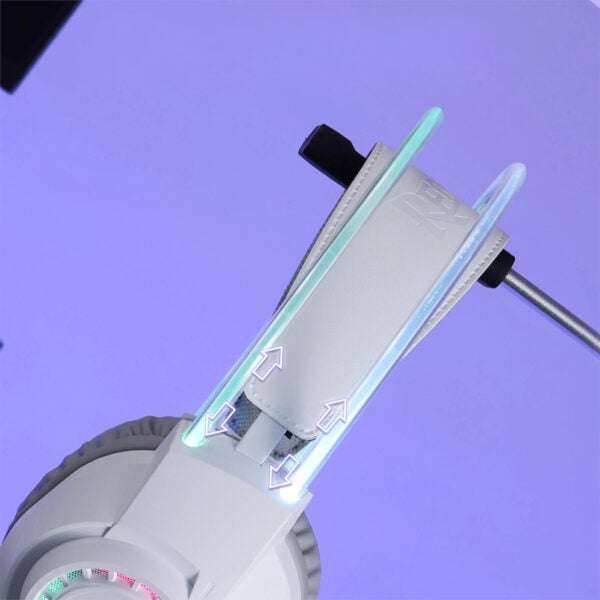 Redragon SCREAM Over-Ear RGB Gaming Headset  White