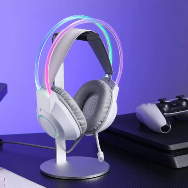 Redragon SCREAM Over-Ear RGB Gaming Headset  White