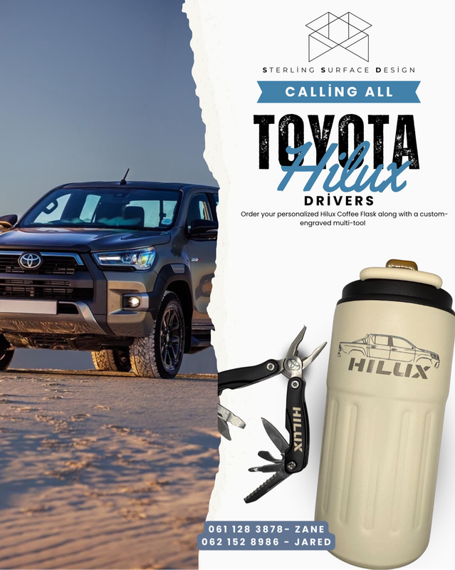 Custom Toyota Hilux Flask & Multi Tool