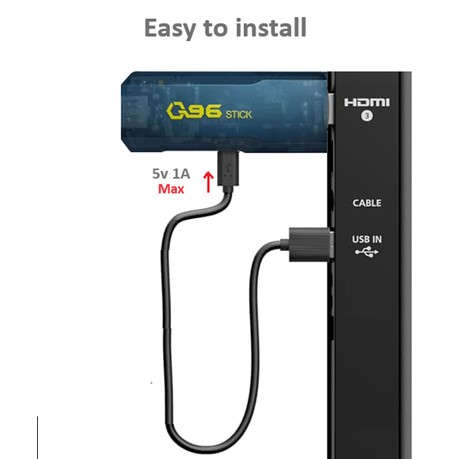 4K Ultra HD TV Stick Q96 Android Tv Stick. Android 11