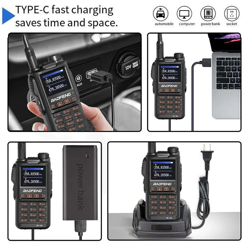 BAOFENG UX-19 TRI-BAND TWO WAY RADIO