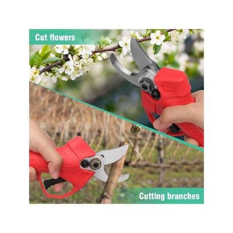 Rechargeable Electric Pruning Shear With Two 24V Batteries