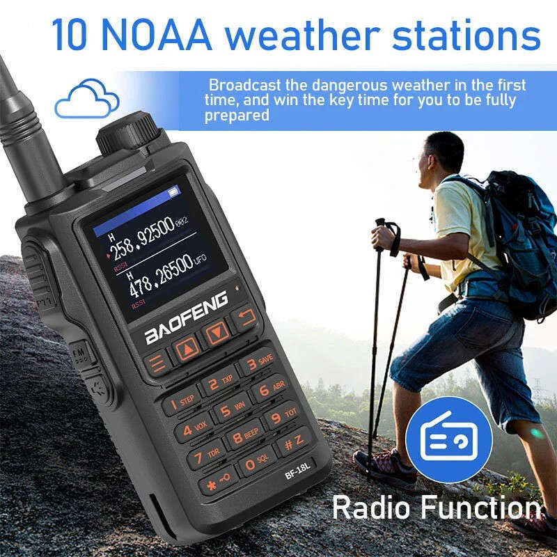 BAOFENG UX-19 TRI-BAND TWO WAY RADIO