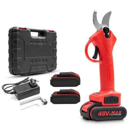 Rechargeable Electric Pruning Shear With Two 24V Batteries