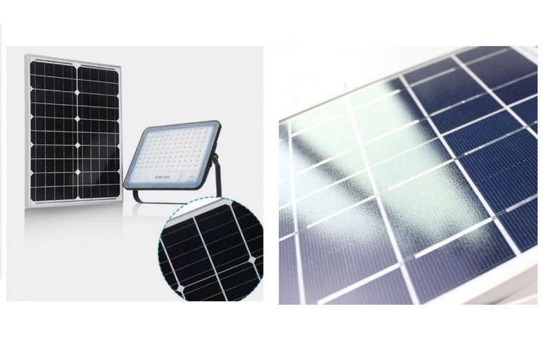 600W Solar Powered LED Flood Light With Panel Remote