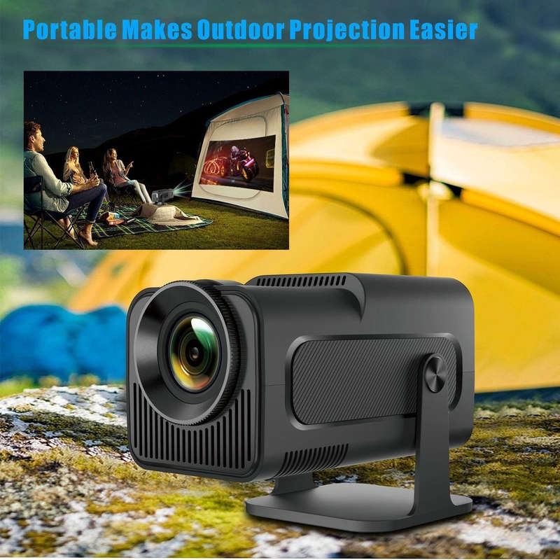 Full HD 4K Projector With Dual HiFi Stereo Surround Sound - Black