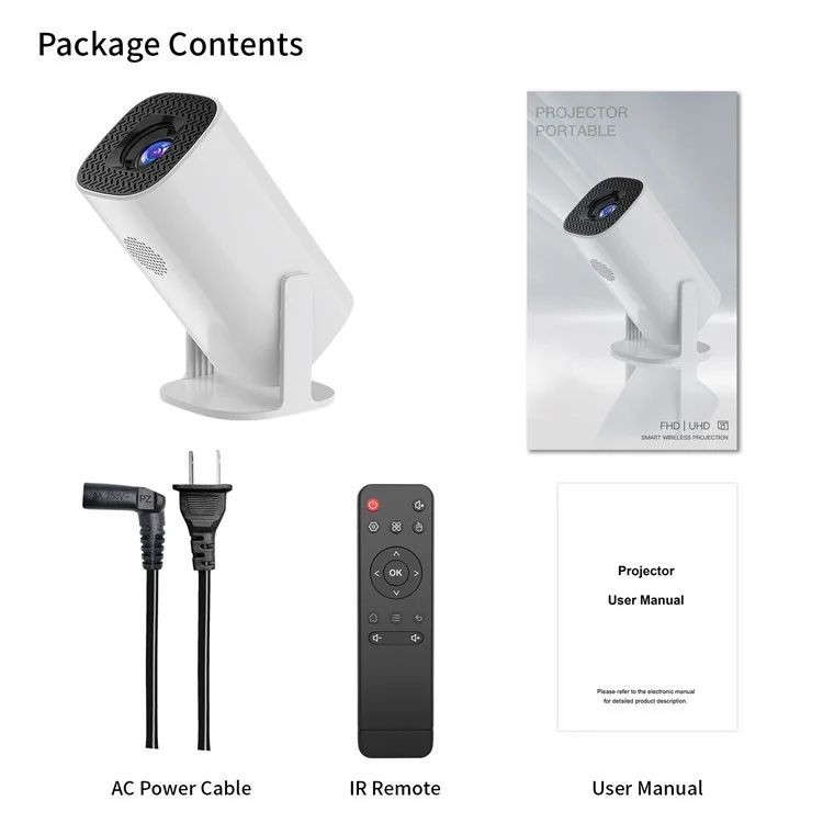 1080P Mini Home 4K Projector Compact & Portable