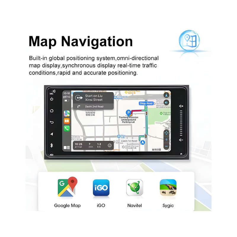 7 Inch Universal Android Touch Screen For Car MP5 Double Din Car Radio toyota