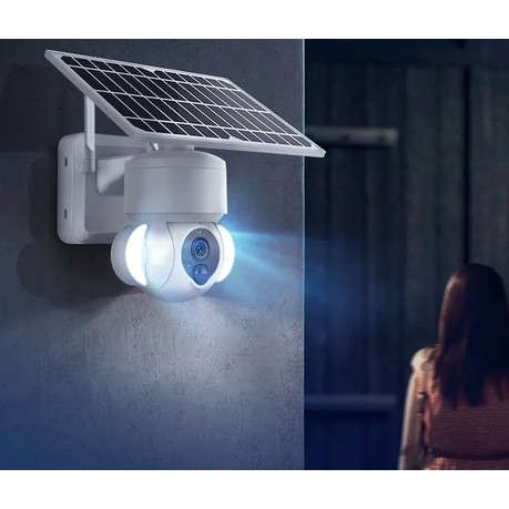 5G Network 4K Solar Battery Floodlight Camera