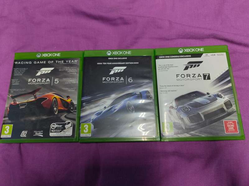 Forza Motorsport 5, 6 and 7