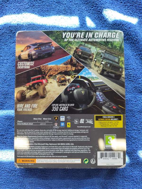 Forza Horizon 3 Ultimate Steelbook