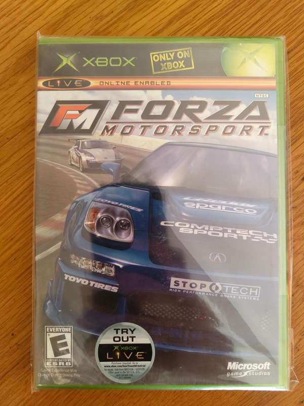 Forza Motorsport 1 for the Original Xbox (New and Sealed)