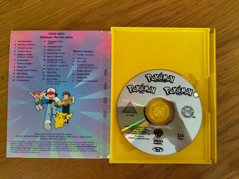Pokemon The First Movie Original DVD