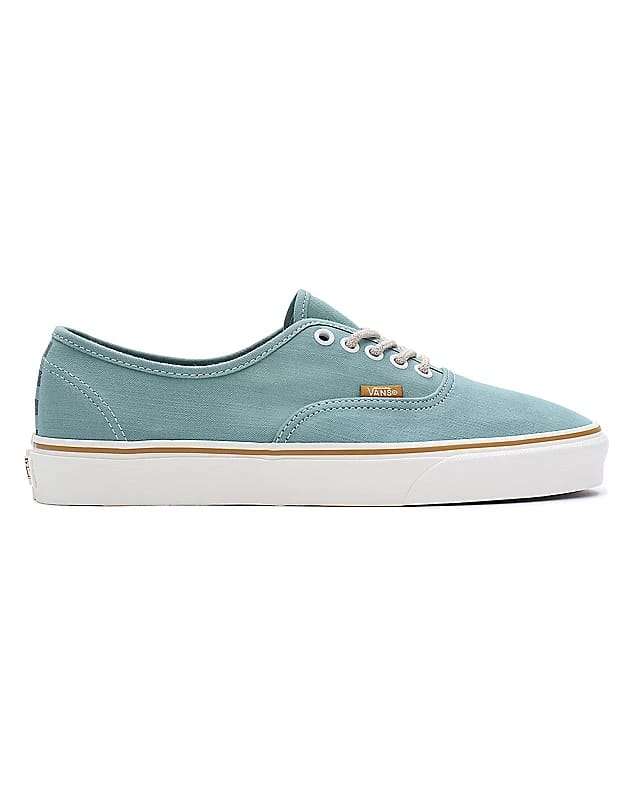 VANS Authentic Embroidered Check Shoes (trellis) Men, Green, Size 10