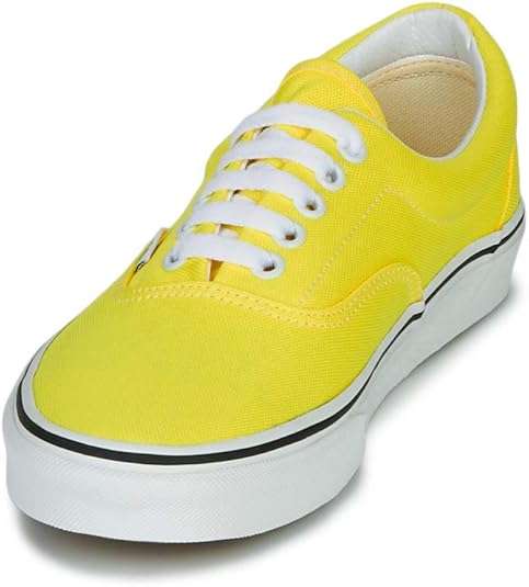 VANS Neon Era Shoes (neon) Lemon Tonic/true White) Women Yellow, UK 9