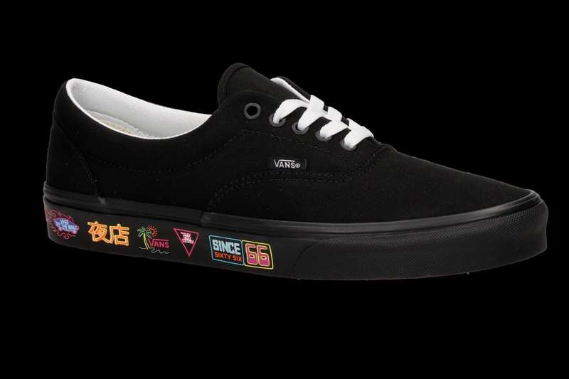 Vans Era Shoes (market black neon) - UK 12