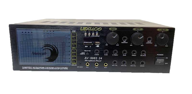 Lexuco Professional 4 Channel Karaoke Amplifier