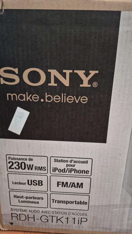 Sony mgongo shake dock