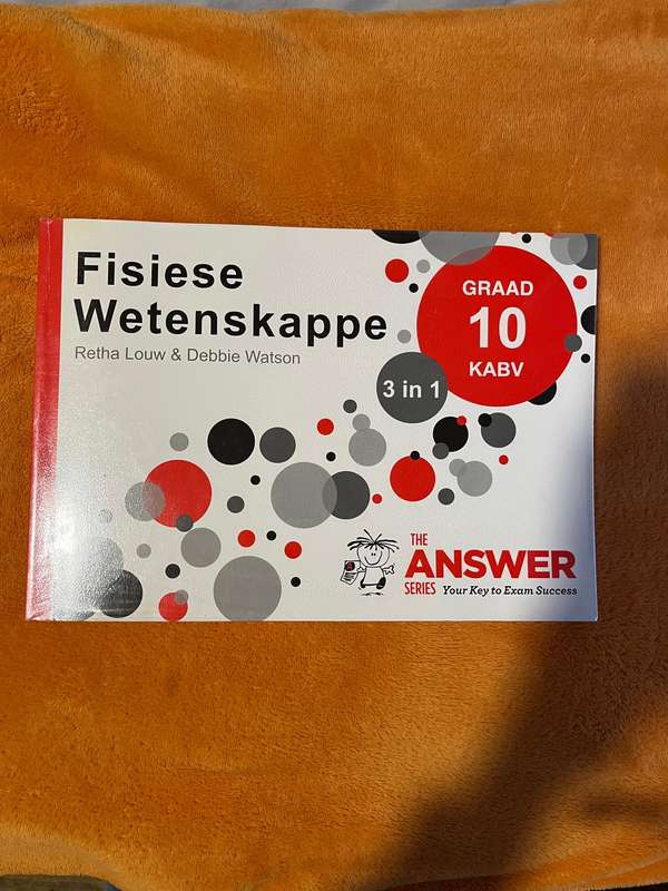 Die Antwoord Reeks Fisiese Wetenskappe Gr10