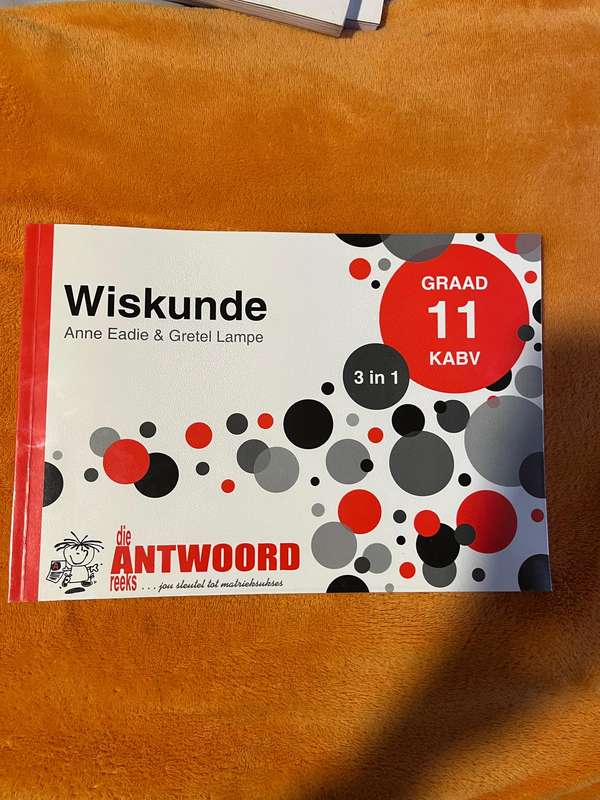 Die Antwoord reeks Wiskunde Gr11