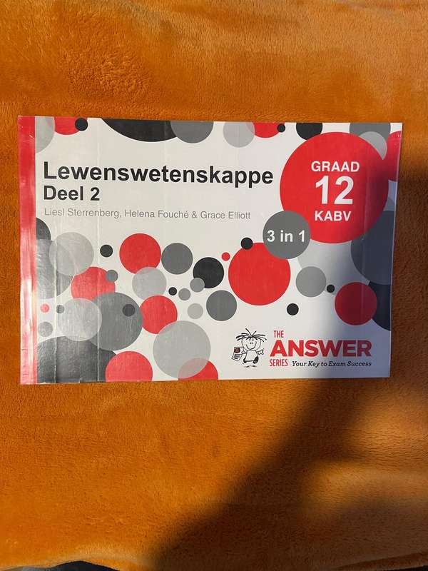Die antwoord Reeks Lewenswetenskappe Deel 2 Gr12