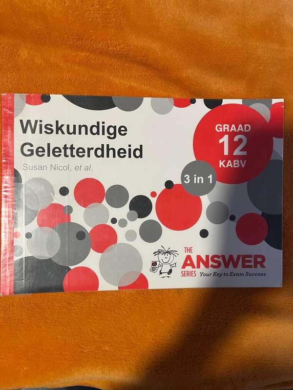 Die Antwoord Reeks Wiskunde Geletterheid Gr12