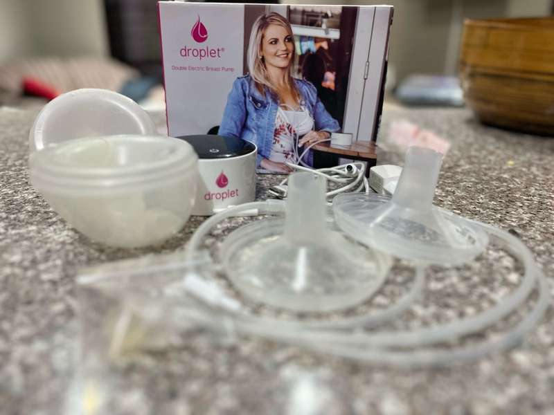 Droplet Breast pump with Droplet Closed System Cups Wireless(Tbe Connecting to Pump)