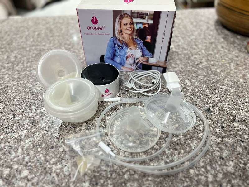 Droplet Breast pump with Droplet Closed System Cups Wireless(Tbe Connecting to Pump)