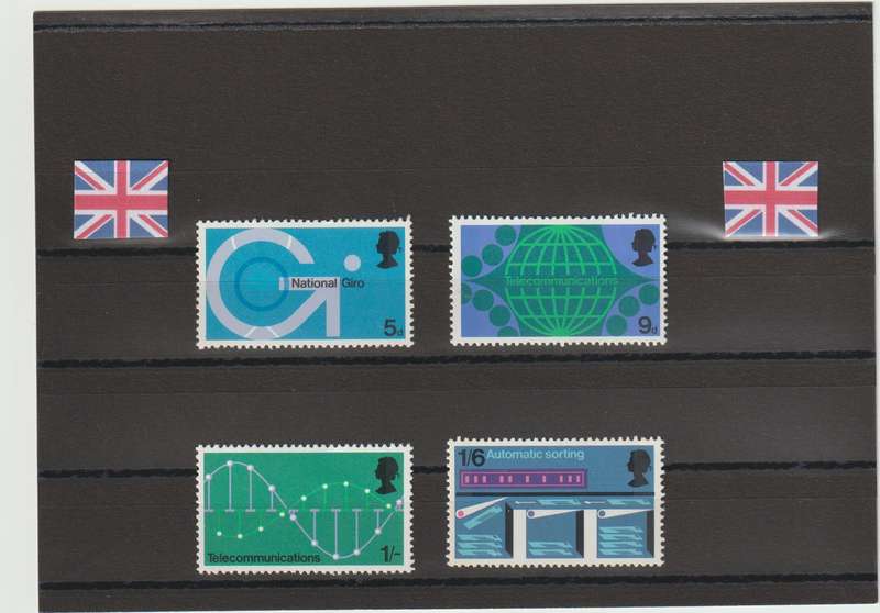 GREAT BRITAIN 1969 Post Office Technology Sg 808-811 Complete set LMM