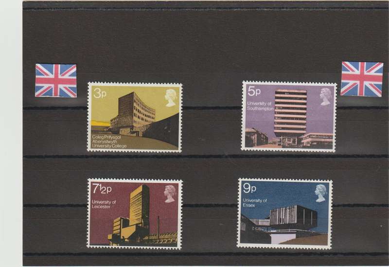 Great Britain 1971 British Architecture (2nd Series) SG 890-893