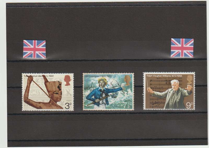 Great Britain Anniversaries (5th Series) SG 901-903 LMM Complete Set