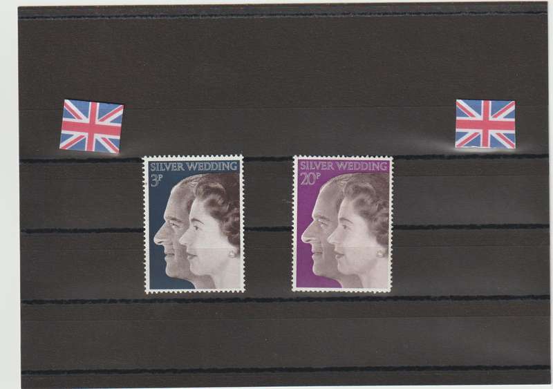 Great Britain 1972 Royal Silver Wedding SG 916-918 (Complete Set) LMM
