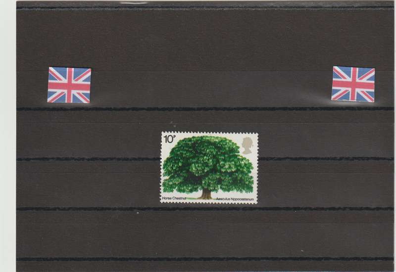 GREAT BRITAIN 1974 BRITISH TREES (2ND SERIES) SG 949(COMPLETE SET) LIGHT MOUNTED MINT