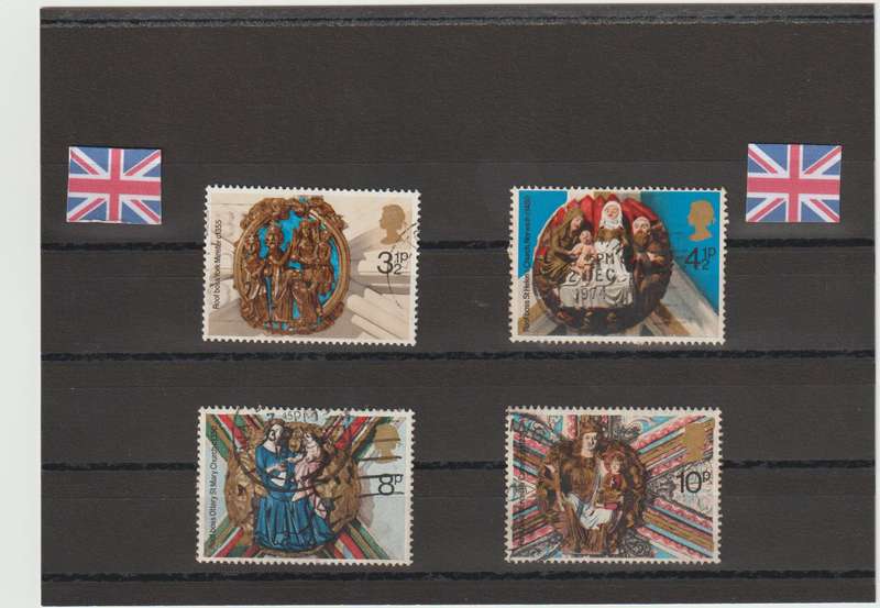 GREAT BRITAIN 1974 CHRISTMAS SG 966-969 (COMPLETE SET) USED