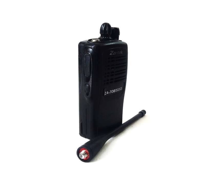 Pair Zartek ZA-708 Pmr UHF FM Transceiver Radios with Power Supply and 2x Desktop charging Duct