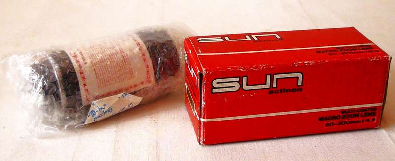 SUN actinon Multi-Coated Macro Zoom Lenses for YASHICA Cameras