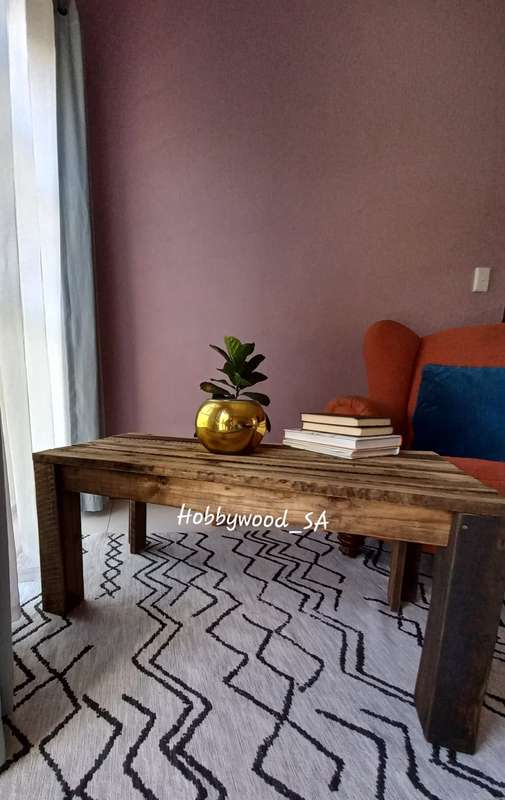 Flipside rustic coffee table
