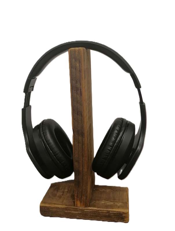 Rustic Headphone Stand Holder