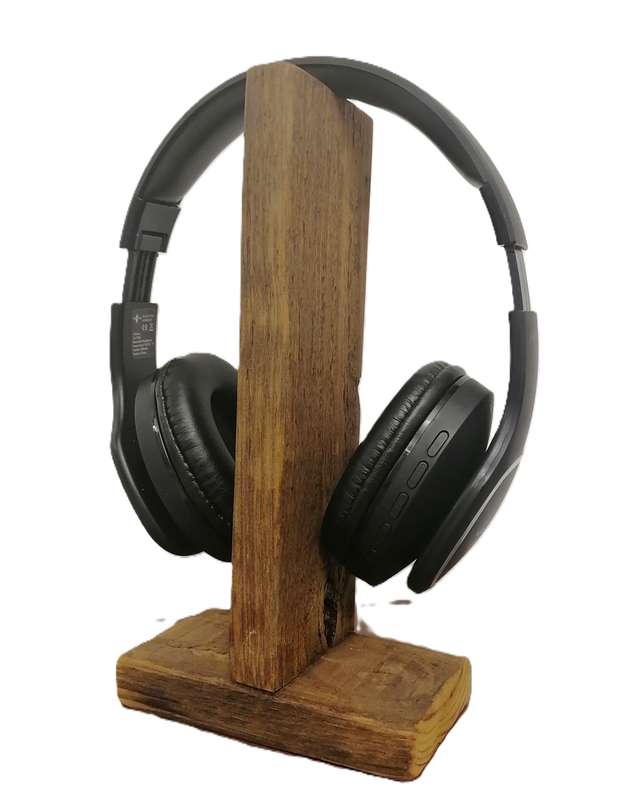 Rustic Headphone Stand Holder
