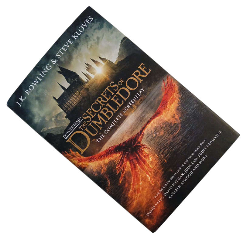 2022 Fantastic Beasts, The Secrets of Dumbledore, The Complete Screenplay Hardcover w/Dustjacket