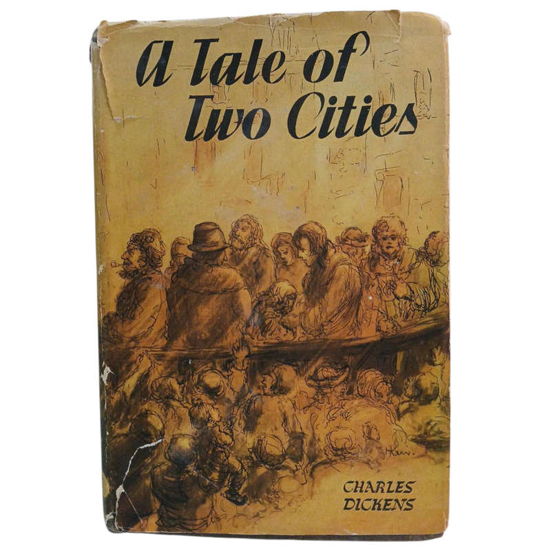 1949 A Tale Of Two Cities By Charles Dickens Hardcover w/Dustjacket